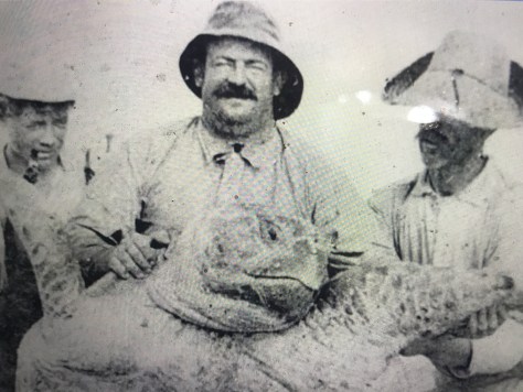 This photo just breaks my heart: Russell Coles and a pair of local fishermen with a loggerhead turtle (Caretta caretta), Cape Lookout, N.C., ca. 1908. Female loggerhead turtles lay their eggs on the beaches of the NC coast, and the turtles and their eggs are now the focus of extraordinary conservation efforts. Photo courtesy, North Carolina Maritime Museum