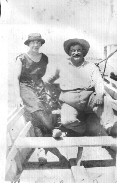 Russell Coles and his cousin Theresa Ambler, summer of 1920. Courtesy, Walter Coles, Sr., Coles Hill, Va.