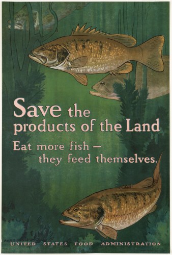 War War 1 poster from the U.S. Food Administration. Courtesy, Boston Public Library