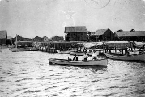 Cortez, Florida, in the early 20th century. Courtesy, Manatee County Public Library System