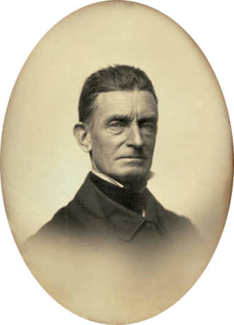John Brown in 1856. Courtesy, Massachusetts Historical Society