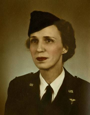 Wilmington resident Katherine Rehder (1903-1964) was a captain in the U.S. Nurses Corps during World War II. Photo courtesy, New Hanover County Public Library, NC Room. Identifier #00.445