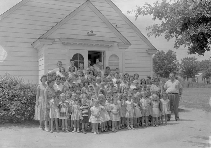 Summer Bible school, 1957. Courtesy, Joyner Library, ECU