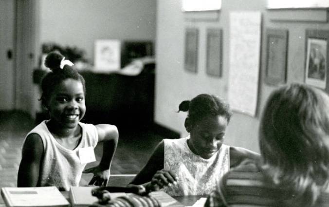 Children at a summer tutoring program at St. Luke AME Zion Church in Wilmington, 1970. Courtesy, New Hanover Co. Public Library, NC Room. Identifier #00.421