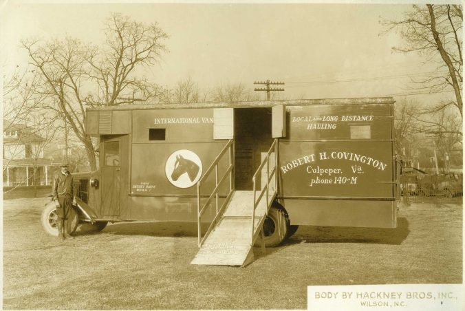 Hackney-built horse hauling truck, undated (1920s-30s). Courtesy, NC Collection, Barton College