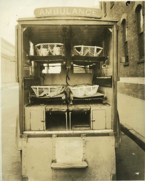 Hackney ambulance, undated (probably 1930s). Courtesy, North Carolina Collection at Barton College