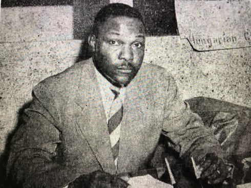 After earning his Ph.D. at Case Western University, Dr. Frenise A. Logan taught in NC A&T's history department for 34 years. He was the author, among other works, of The Negro in North Carolina, 1876-1894 (UNC Press, 1964). Photo from the NC&T Register, Dec. 18, 1959.