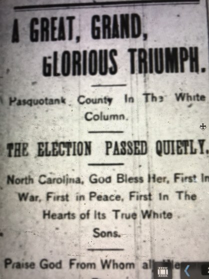 The Weekly Economist (Elizabeth City, N.C.), 11 Nov. 1898