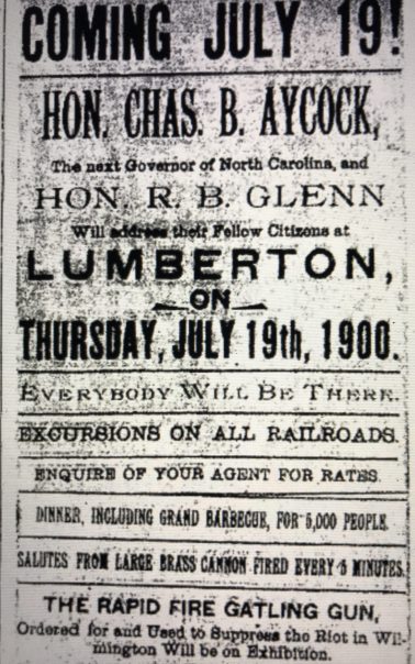 The Robesonian, 17 July 1900