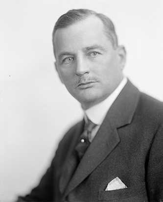 Lumberton White Supremacy Club member Angus W. McLean was elected governor of North Carolina in 1924. He also served as assistant secretary of the Treasury under Pres. Woodrow Wilson. Photo courtesy, Library of Congress