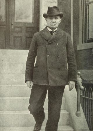 At an 1898 rally in Red Springs, "Pitchfork Ben" Tillman, U.S. senator from South Carolina, first brought Red Shirts to Robeson County. At a series of white supremacy rallies stretching from there to Charlotte, he sought to shame North Carolina’s white citizens for not doing more to remove African Americans from the state’s politics. Photo from The World's Work (1906)