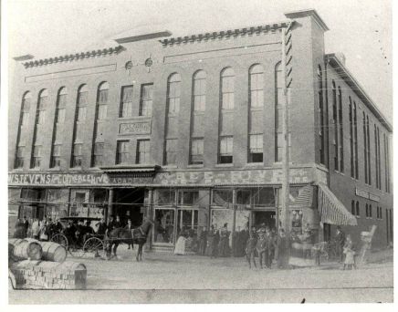 The R. J. Mitchell Department Store at the corner of Main and Poindexter St., Elizabeth City, N.C., ca. 1905. From the Fred Fearing Collection, Outer Banks History Center