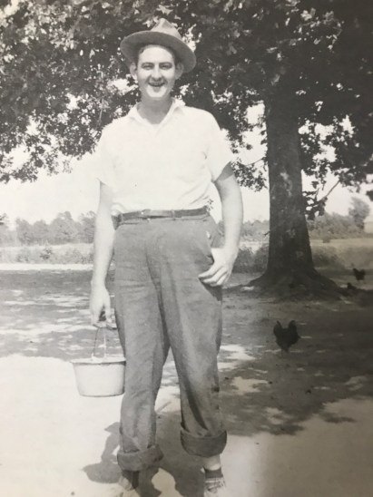 Roy G. Taylor in his younger days, Wayne County, N.C. From Sharecroppers: The Way We Really Were