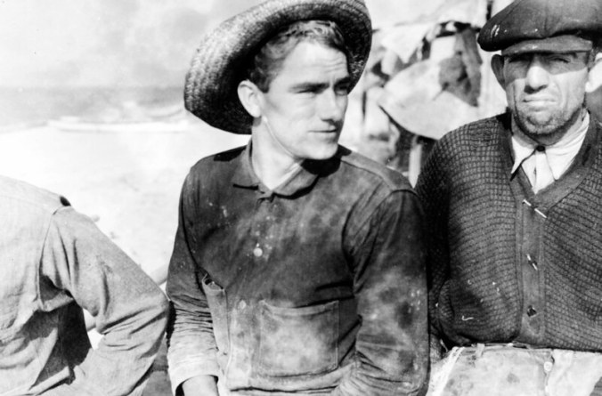 Mullet fishermen, Bald Head Island, N.C., 1938. Photo by Charles A. Farrell. Courtesy, State Archives of North Carolina