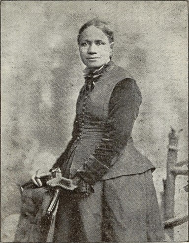 Poet, abolitionist and and suffragist Frances E.W. Harper (1825-1911). From L.A. Scruggs, Women of Distinction: Remarkable in Works and Invincible in Character (Raleigh, NC: L.A. Scruggs, 1893)