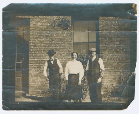 The staff of the Wilmington Daily Record in happier times. Courtesy, J. Y. Joyner Library, East Carolina University