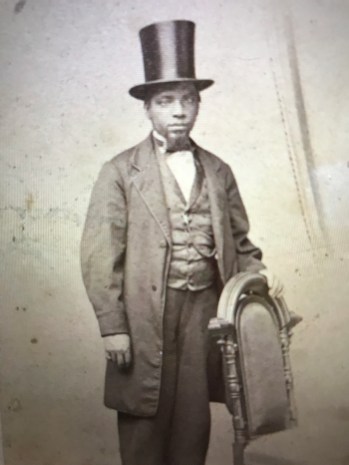 According to First Fruits of Freedom, Gilbert Walker and his wife Sarah were among Worcester's antebellum families that took in new black migrants from the southern states and helped them get established after the Civil War. Gilbert was an ex-slave, while Sarah was a member of the Hassanamisco Nipmuc tribe in Grafton, Mass. Among the ex-slaves they assisted to settle in Worcester was a woman named Laura Edwards from New Bern, N.C. Courtesy, American Antiquarian Society