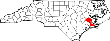 The Town of Havelock and the Cherry Point Marine Corps Air Station are located in Craven County, N.C., in the central part of the North Carolina coast. Courtesy, Wikipedia