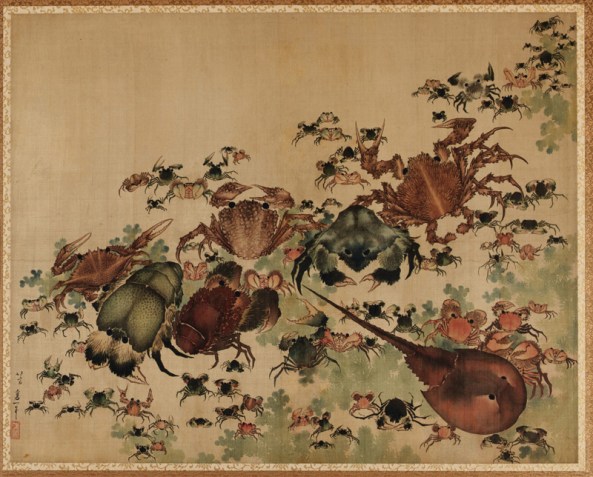Katsushika Hokusai, Crustaceans, 1825-1830. Courtesy, Freer Gallery of Art, National Museum of Asian Art, Smithsonian Institution