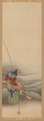 Katsushika Hokusai, Fisherman, 1849. Courtesy, Freer Gallery of Art, National Museum of Asian Art, Smithsonian Institution