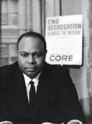 James Farmer, Jr. was CORE's national director during the "Freedom Rides" in the early 1960s. Courtesy, Wisconsin Historical Society