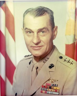 Lieutenant General Rottet ca. 1967-68, when he was a deputy chief of staff at Headquarters Marine Corps. He received his third star on July 1, 1967. Photo courtesy, Sherry (Rottet) Wynn