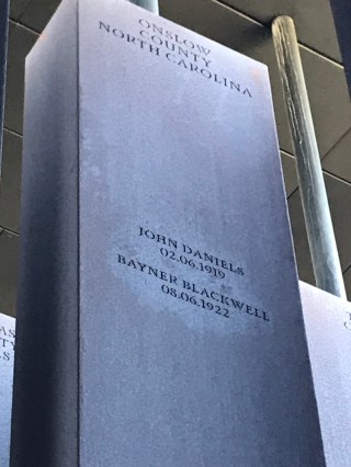 In 1919, a white mob hungJohn Daniels from the bridge across the New River in Jacksonville, N.C. Photo by David Cecelski