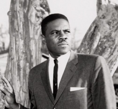 The Southern Christian Leadership Conference's field organizer Golden Frinks worked closely with civil rights activists in Plymouth, N.C., in 1965. A resident of Edenton, N.C., Frinks was arrested dozens of times, served months in jail and was beaten by white supremacists more than once while he was active in Eastern N.C. in the 1960s. This photograph was taken in Williamston, N.C., in 1964. Photo courtesy, ECU Special Collections Library