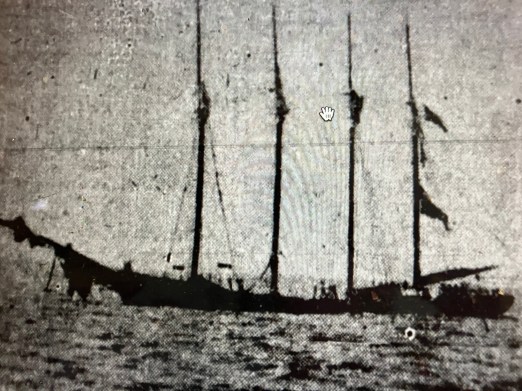 After the storm, the Coast Guard cutter Onandaga brought the disabled schooner Rob Roy into Hampton Roads. The Virginian-Pilot, 8 April 1915. 