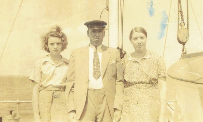 Cicero Goodwin with his wife Celia Goodwin and daughter Madeline, ca. 1940. Photo courtesy, Rosa Chance Johnson