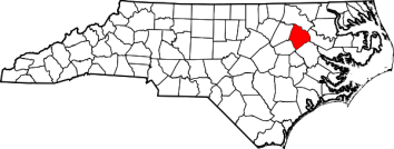 Tarboro is the county seat of Edgecombe County, North Carolina. Map courtesy of Wikipedia