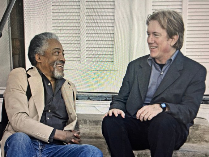 Robert Hinton and Godfrey Cheshire in the 2007 documentary Moving Midway. 