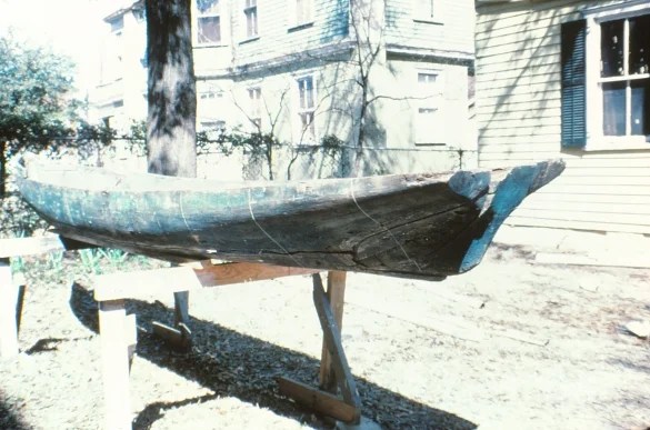 A kunner, dated by local lore to the 1820s, at the Cape Fear Museum in Wilmington, N.C. One of her later owners had named her the Doodle. Photo by Mike Alford