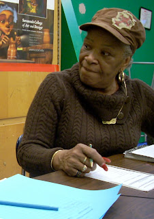 Evangeline "Eve" Porter was interviewed as part of the <a href="https://oralhistory.brooklynhistory.org/collections/voices-of-crown-heights-oral-histories/">Crown Heights Oral History Project</a> in 2009. Photo courtesy, Crown Heights Oral History Project