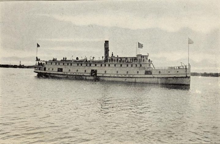 The steamer Neuse ca. 1900. From the Annual Catalogue and Announcements of New Bern Military Academy (New Bern, N.C., 1904-05)