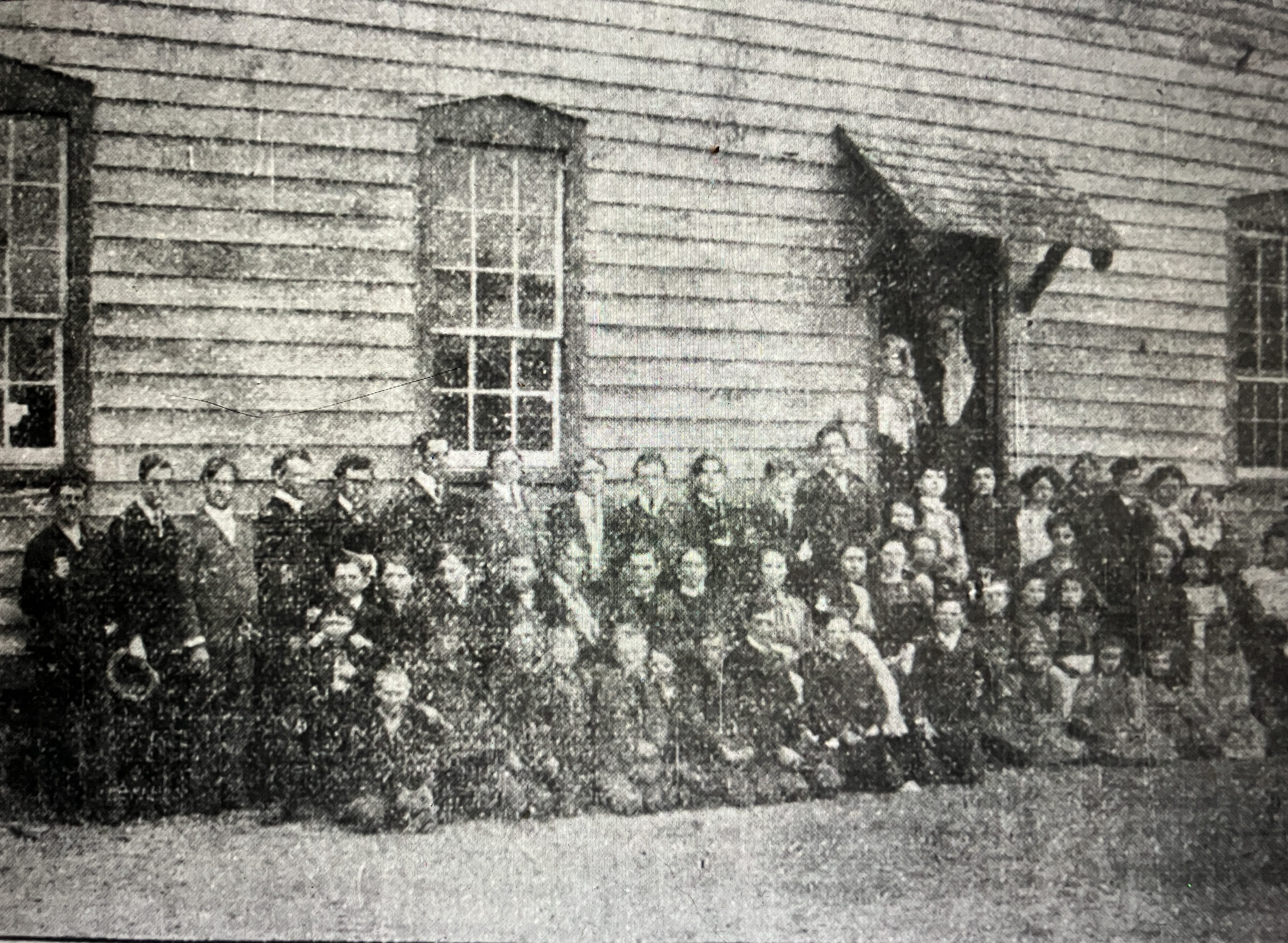 A group of Graham Academy's students, May 1903. From the Raleigh News & Observer, 13 May 1903.