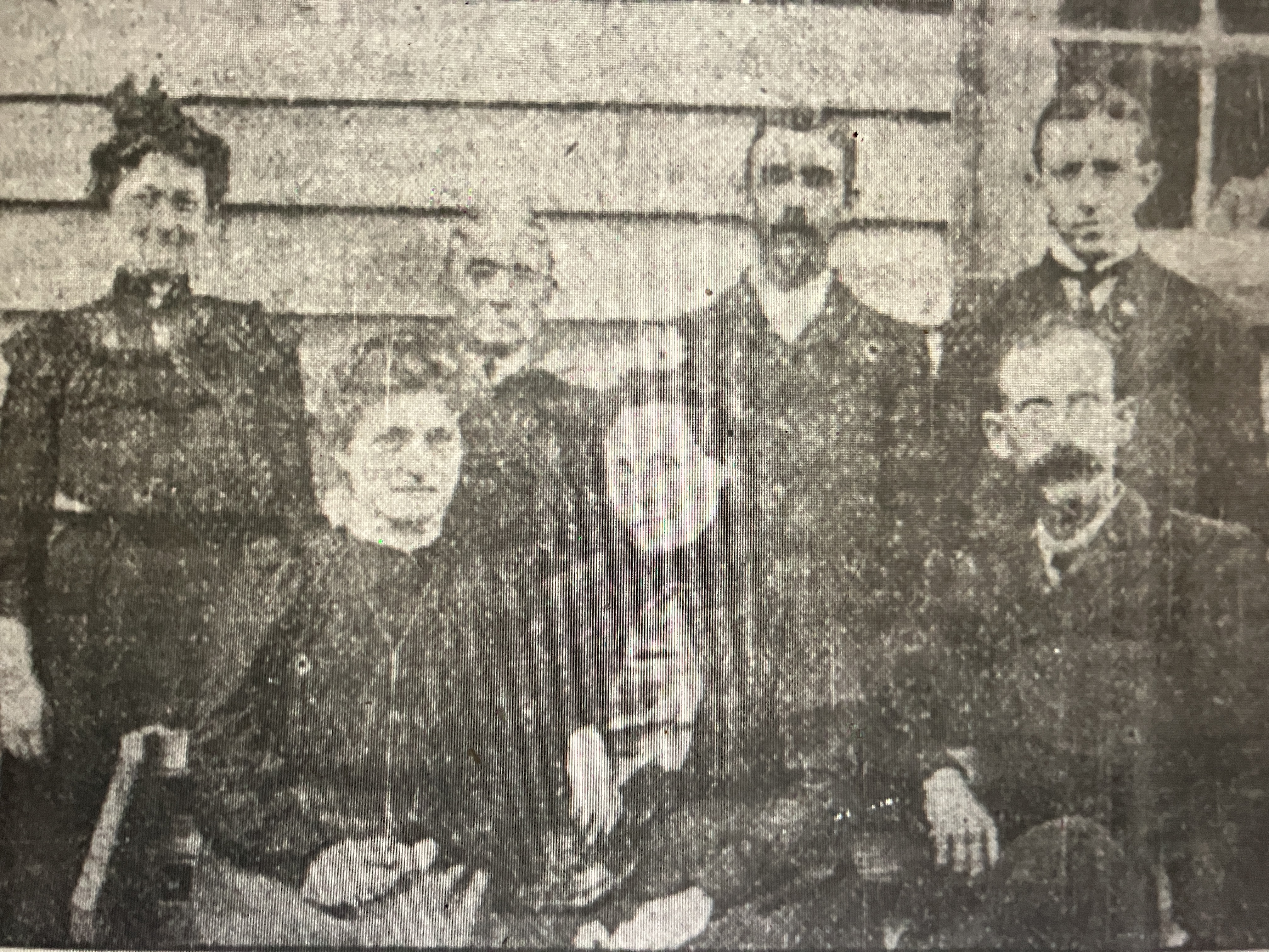 Graham Academy's faculty, May 1903. From Raleigh News & Observer, 13 May 1903.