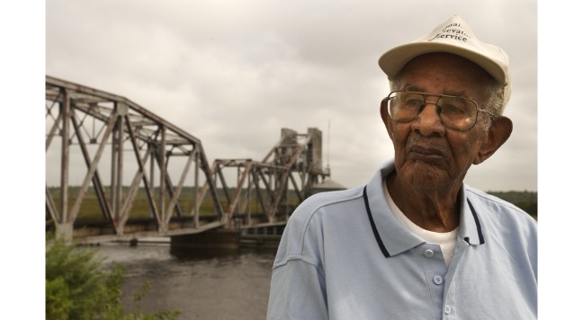 Clarence Alston, Navassa, N.C. From my story, "Clarence Alston: It was 1919," Raleigh News & Observer, 11 Sept. 2005. Photo by Chris Seward