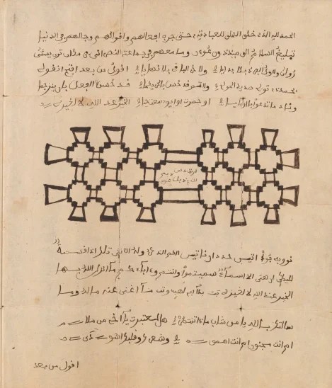 Letter from Omar ibn Said to John Owen, ca. 1819. Courtesy, Beinecke Rare Book and Manuscript Library, Yale University
