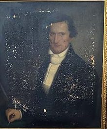 Oil portrait of Isaiah Respess, ca. 1830-40. Artist unknown. In the collections of the George H. and Laura E. Brown Library, Washington, N.C.