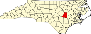 Goldsboro is the county seat of Wayne County, N.C. (shown here). Faison is a small town in northern Duplin County, and Mount Olive is located on the border of Duplin and Wayne counties. Map courtesy, Wikipedia