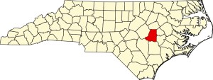 C. A. Scott was born into slavery in Johnston County, N.C., in or about 1838 and settled next door in Goldsboro, the seat of Wayne County (highlighted here), after the Civil War. 