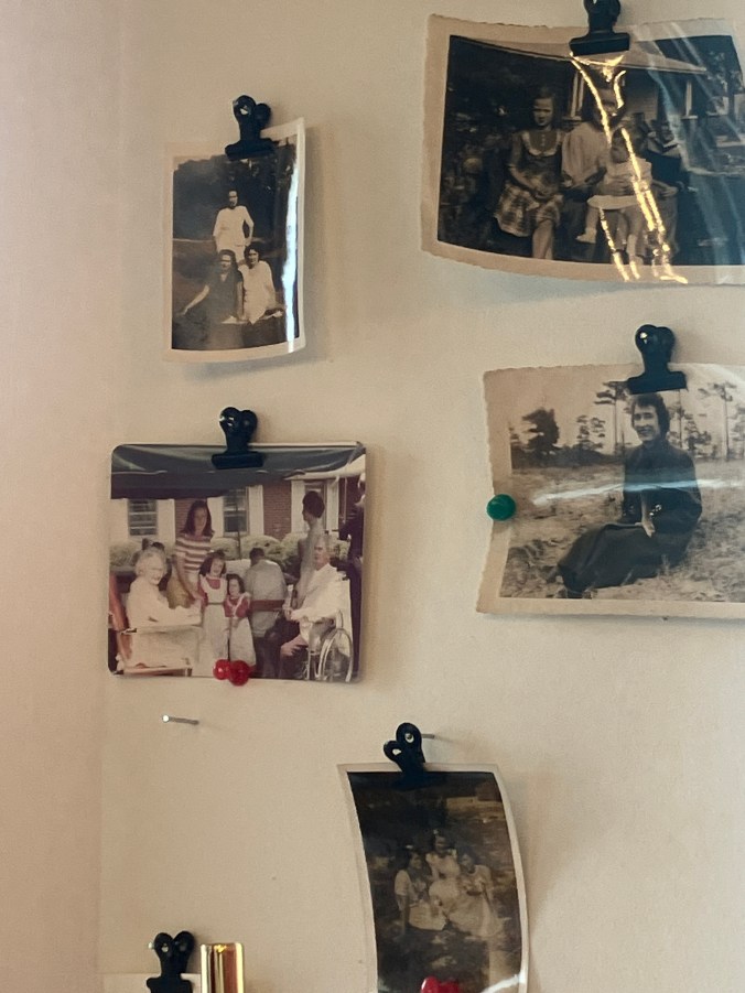 Family photographs at Westdale Vintage. Photo by David Cecelski